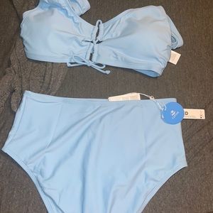 CUPSHE xl bathing suit set new with tags